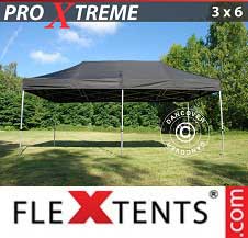 Vouwtent FleXtents Pro Xtreme 3x6m Zwart