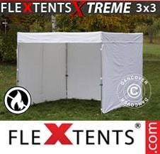 Vouwtent FleXtents Pro Xtreme 3x3m, Wit,...