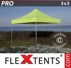 Vouwtent FleXtents PRO 3x3m Neon geel/groen