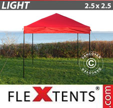 Vouwtent FleXtents Light 2,5x2,5m Rood