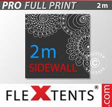 Vouwtent FleXtents PRO met grote digitale afdruk 2m