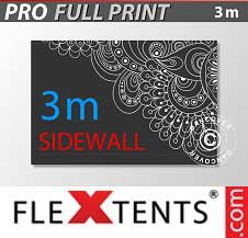 Vouwtent FleXtents PRO met grote digitale afdruk 3m