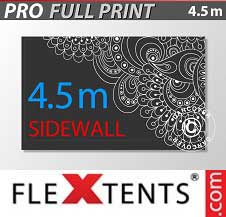 Vouwtent FleXtents PRO met grote digitale afdruk 4,5m