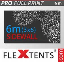 Vouwtent FleXtents PRO met grote digitale afdruk 3x6m