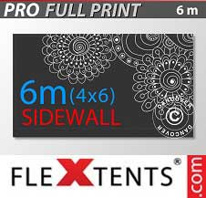 Vouwtent FleXtents PRO met grote digitale afdruk 4x6m