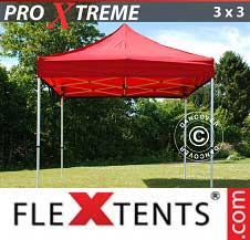 Vouwtent FleXtents Pro Xtreme 3x3m Rood