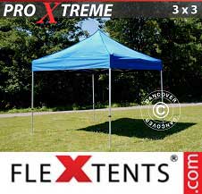 Vouwtent FleXtents Pro Xtreme 3x3m Blauw