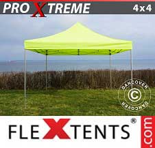 Vouwtent FleXtents Pro Xtreme 4x4m Neon geel/groen