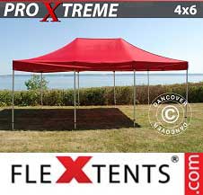 Vouwtent FleXtents Pro Xtreme 4x6m Rood